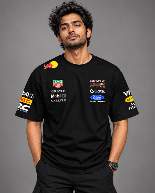 Max R B Racing 2026 Edition Oversize Black T-shirt
