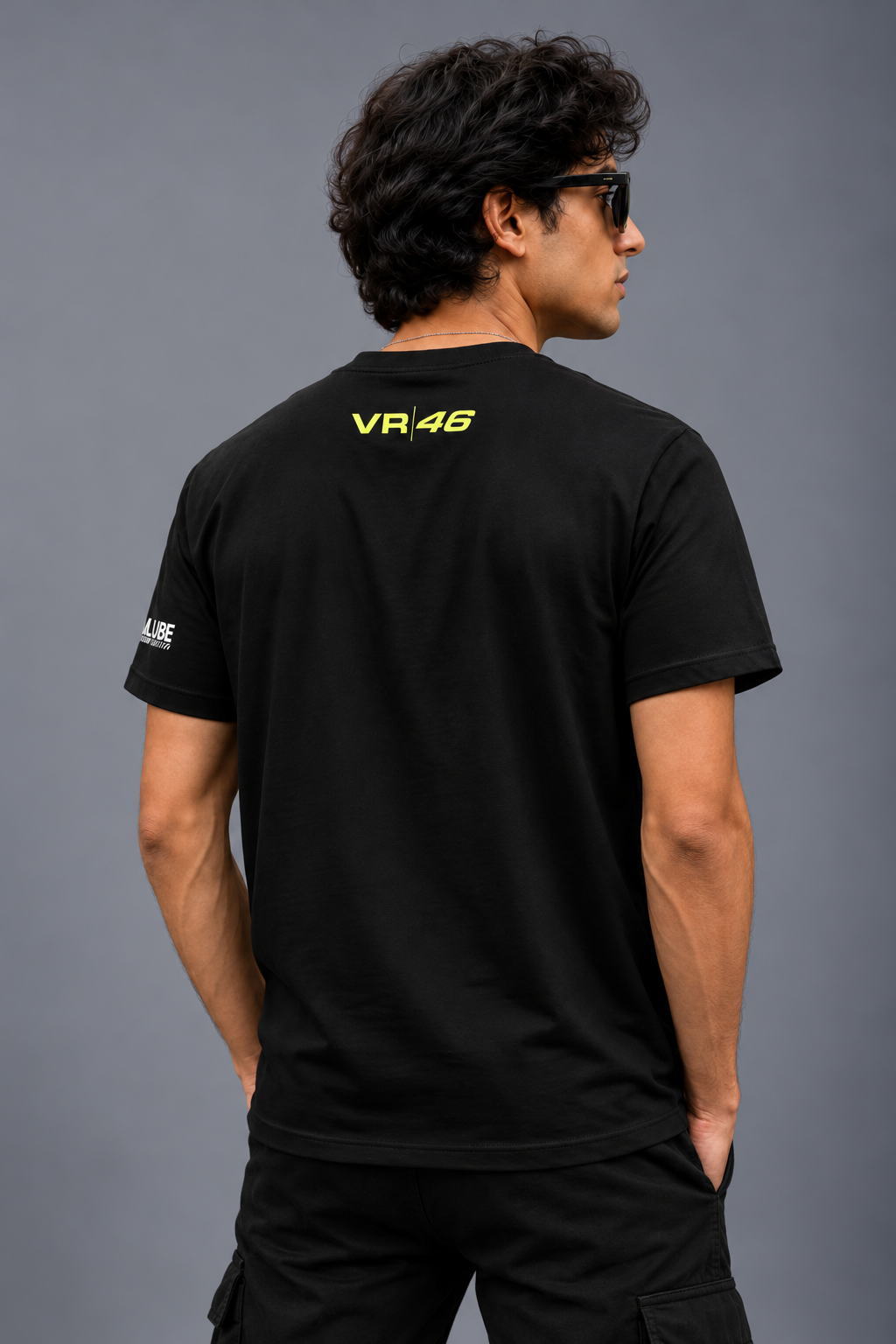 Valentino Rossi VR46 2.0 Black Cotton T-Shirt